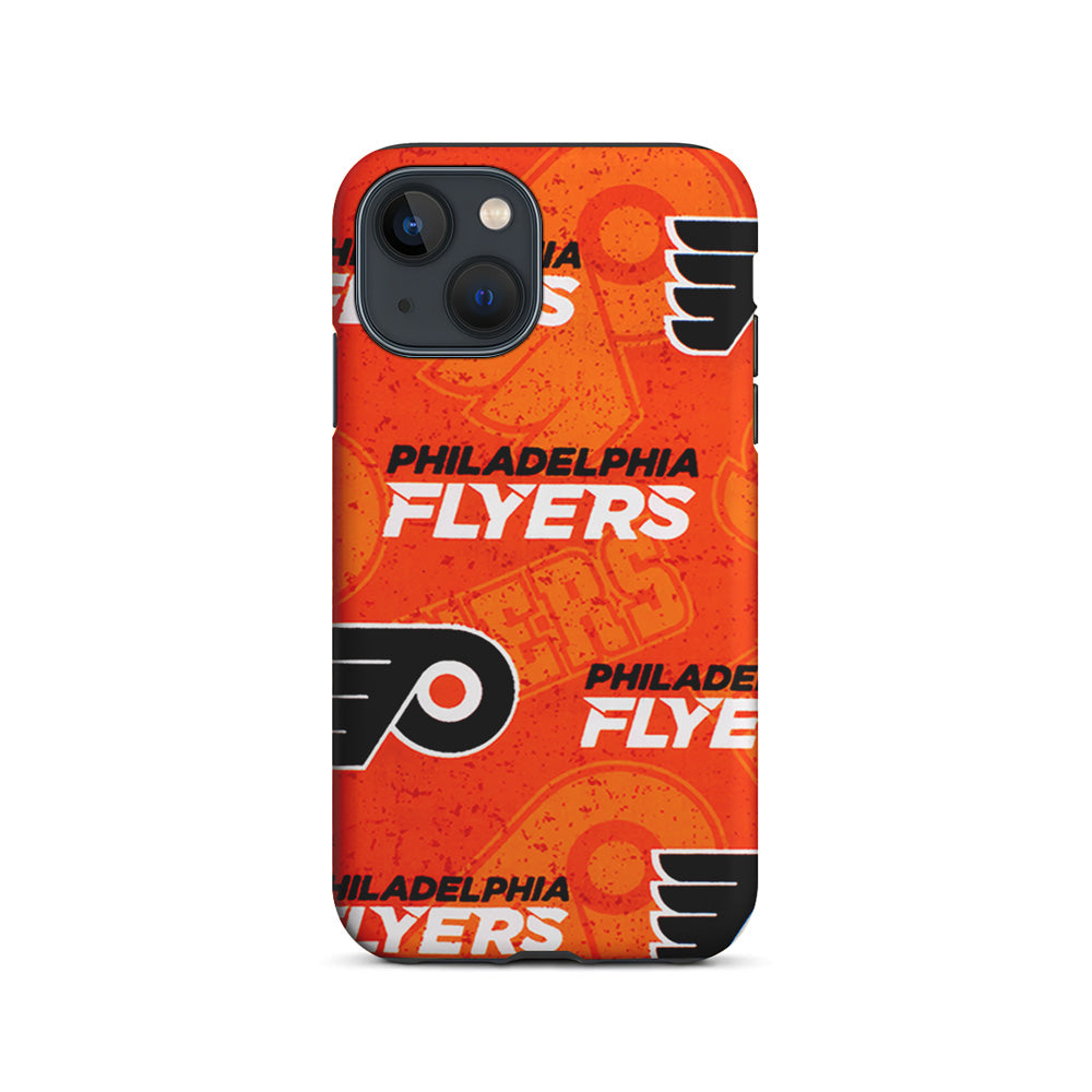 NHL Philadelphia Flyers Pattern iPhone 15 Plus Case