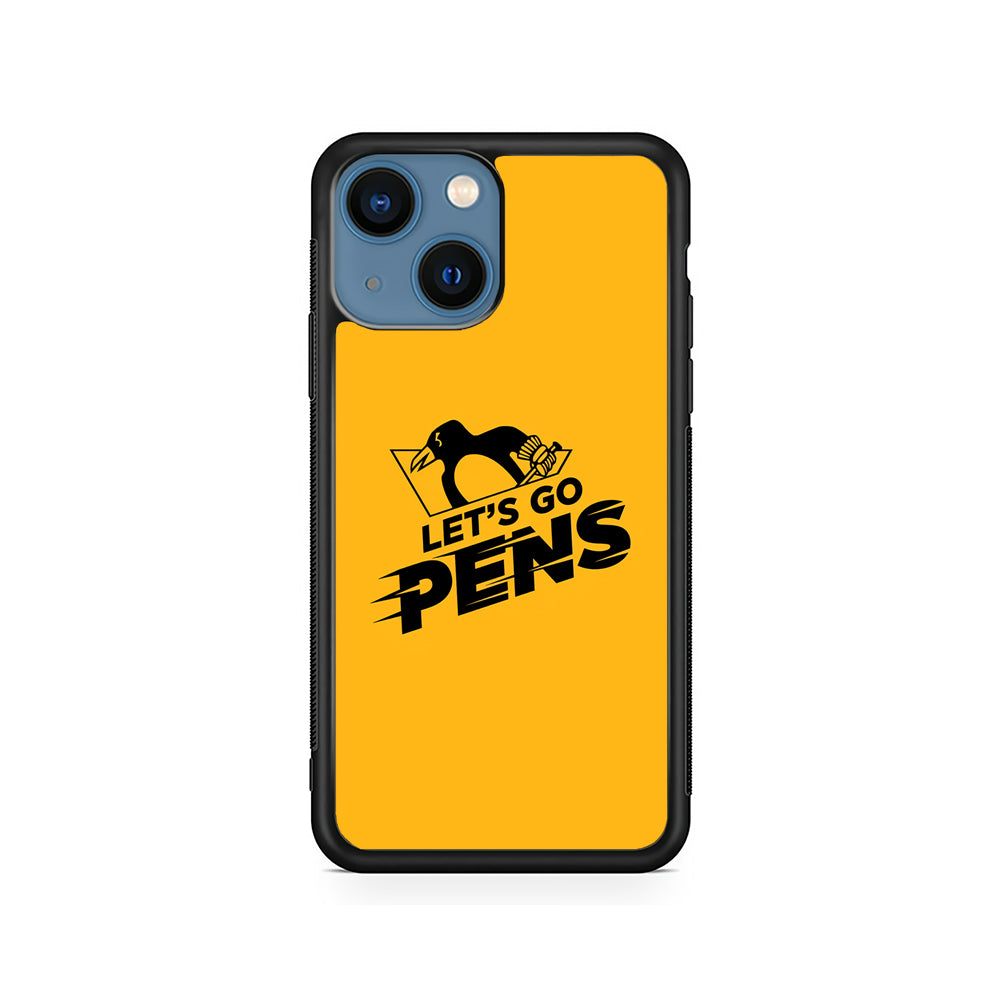 NHL Pittsburgh Penguins Let's Go iPhone 13 Mini Case