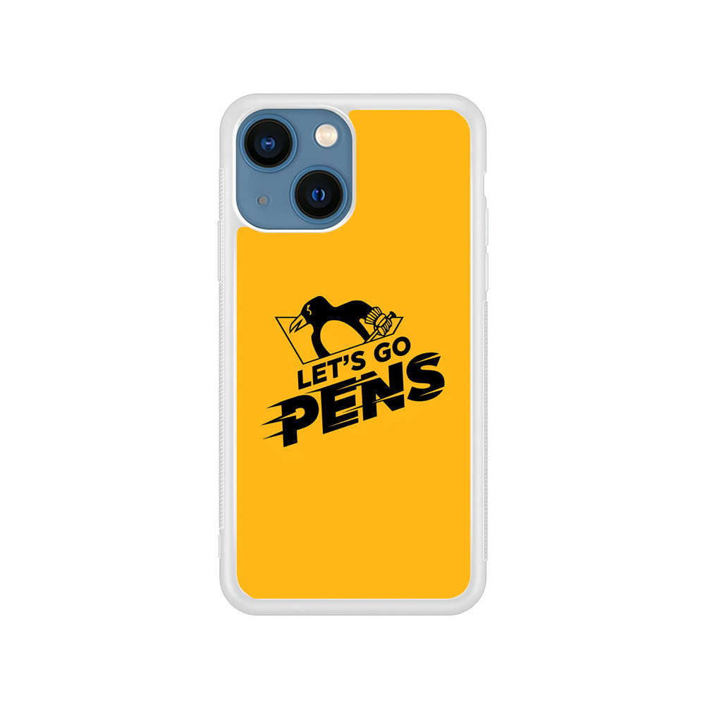 NHL Pittsburgh Penguins Let's Go iPhone 13 Mini Case