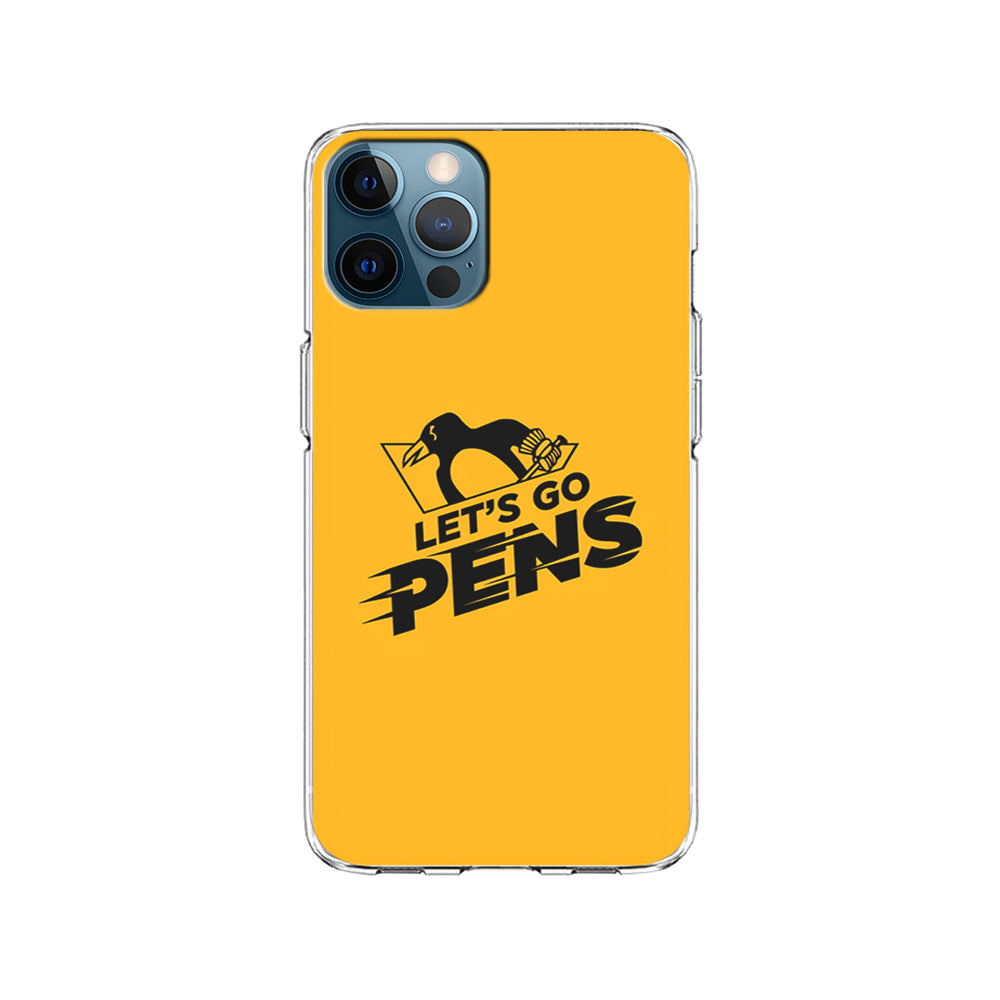 NHL Pittsburgh Penguins Let's Go iPhone 15 Pro Case