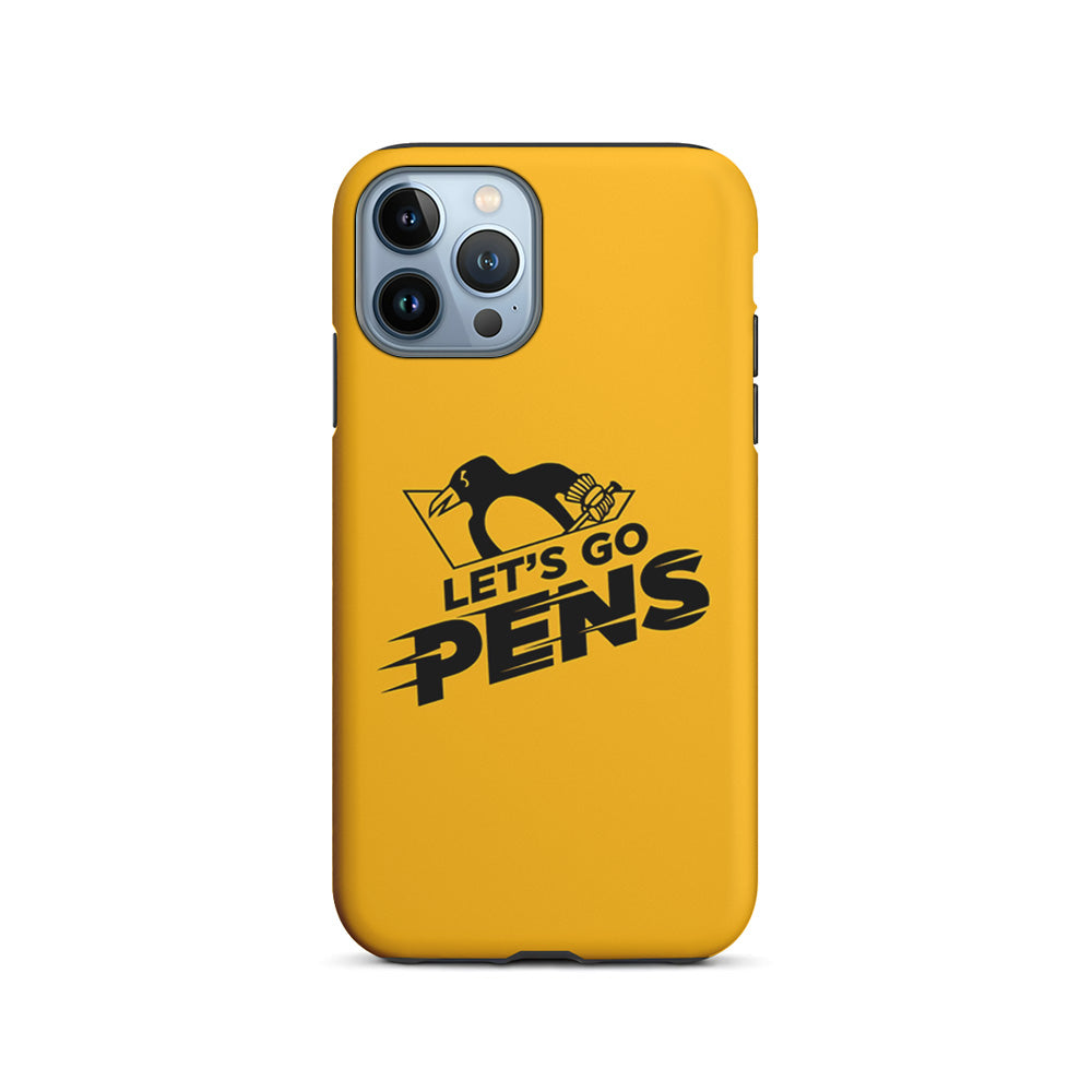 NHL Pittsburgh Penguins Let's Go iPhone 15 Pro Case