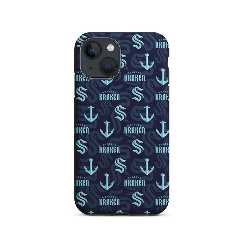 NHL Seattle Kraken Pattern iPhone 13 Mini Case