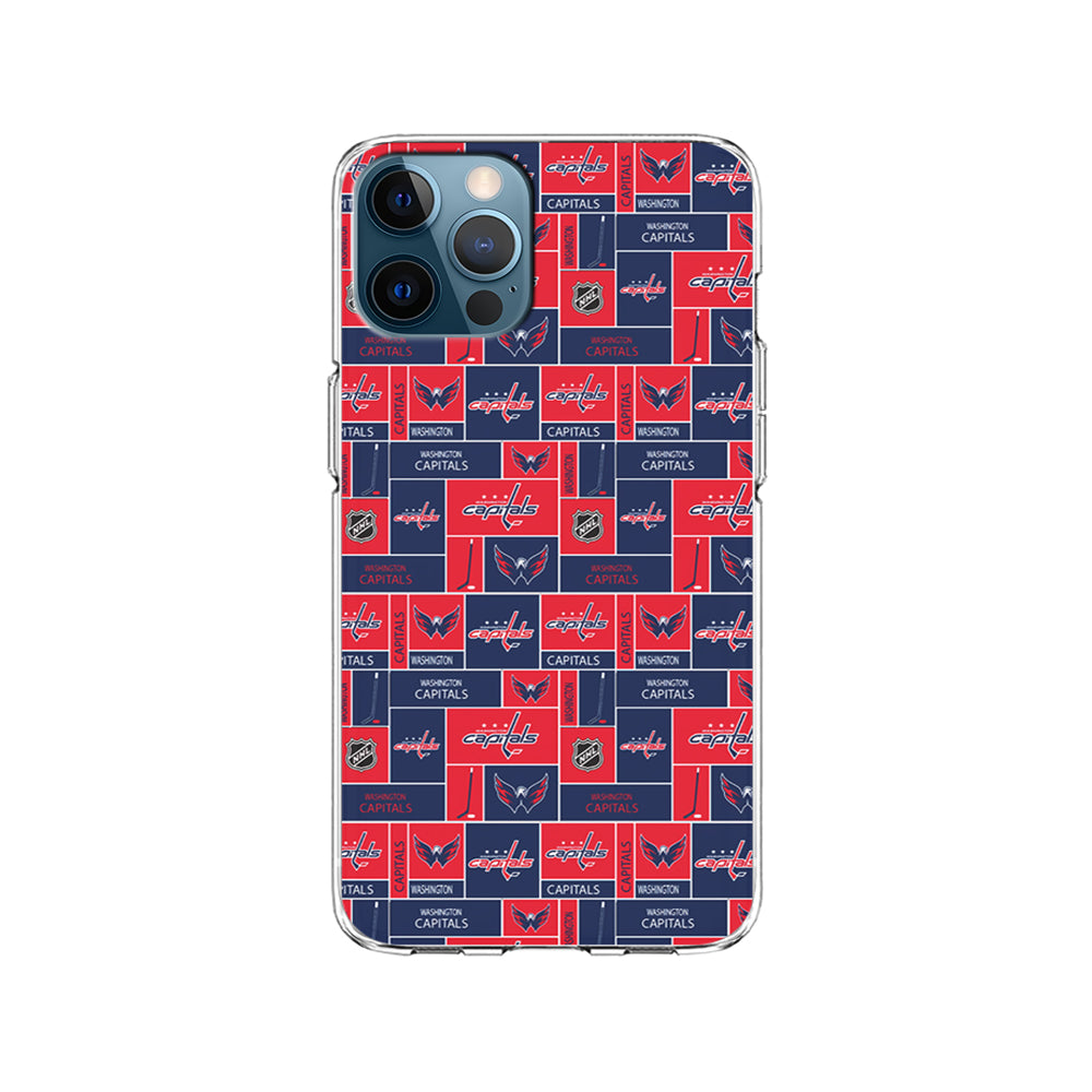 NHL Washington Capitals Pattern iPhone 14 Pro Case