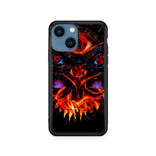 Naruto Akatsuki Clan Eyes iPhone 15 Plus Case