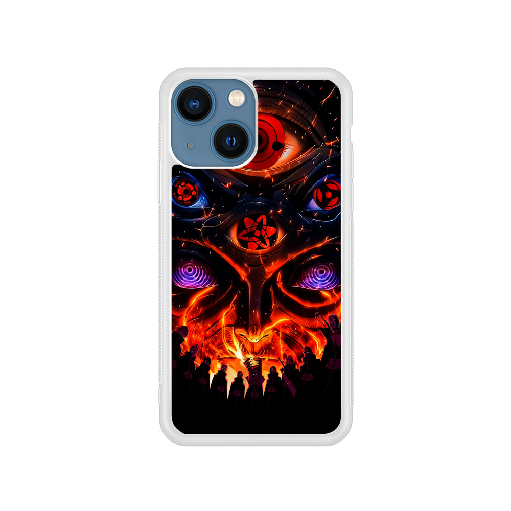 Naruto Akatsuki Clan Eyes iPhone 15 Plus Case