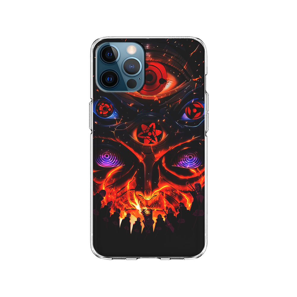 Naruto Akatsuki Clan Eyes iPhone 15 Pro Case