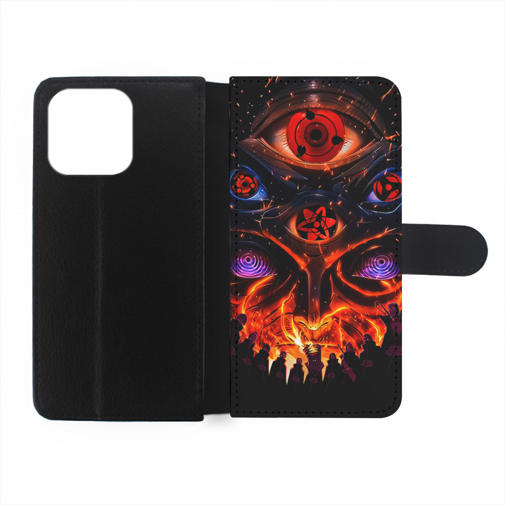 Naruto Akatsuki Clan Eyes iPhone 15 Plus Case