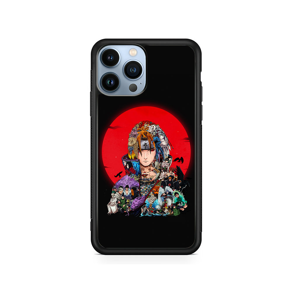 Naruto Akatsuki Clan History iPhone 15 Pro Case