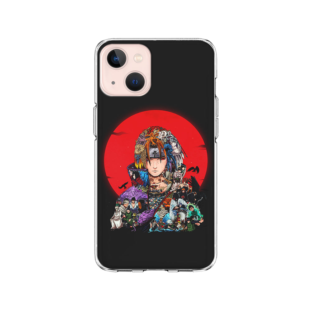 Naruto Akatsuki Clan History iPhone 15 Plus Case