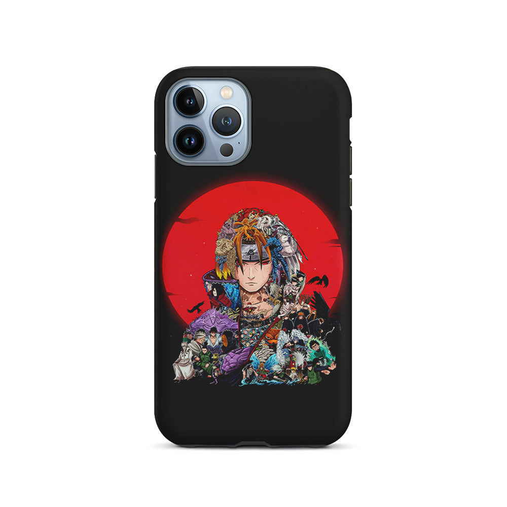 Naruto Akatsuki Clan History iPhone 15 Pro Case