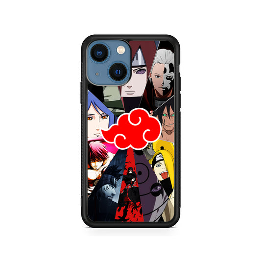 Naruto Akatsuki Clan Member iPhone 15 Plus Case