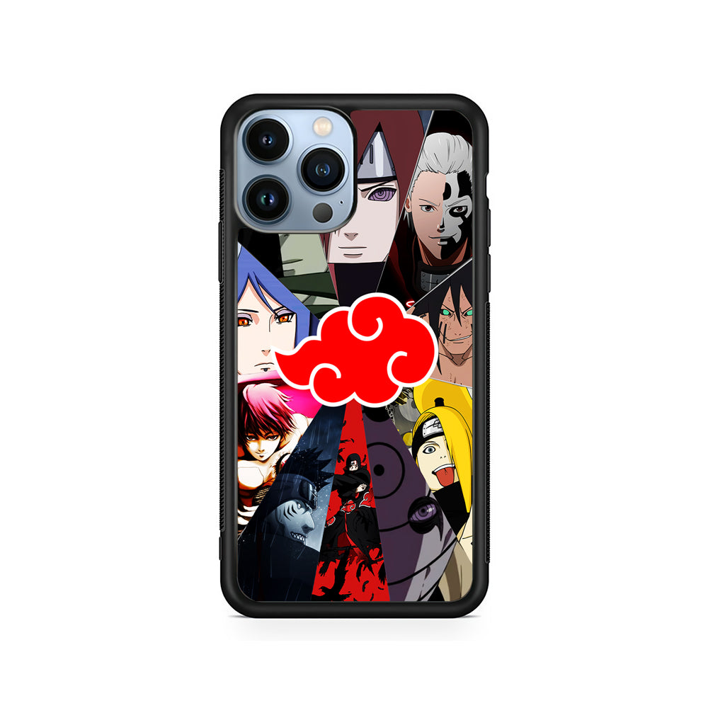 Naruto Akatsuki Clan Member iPhone 15 Pro Case