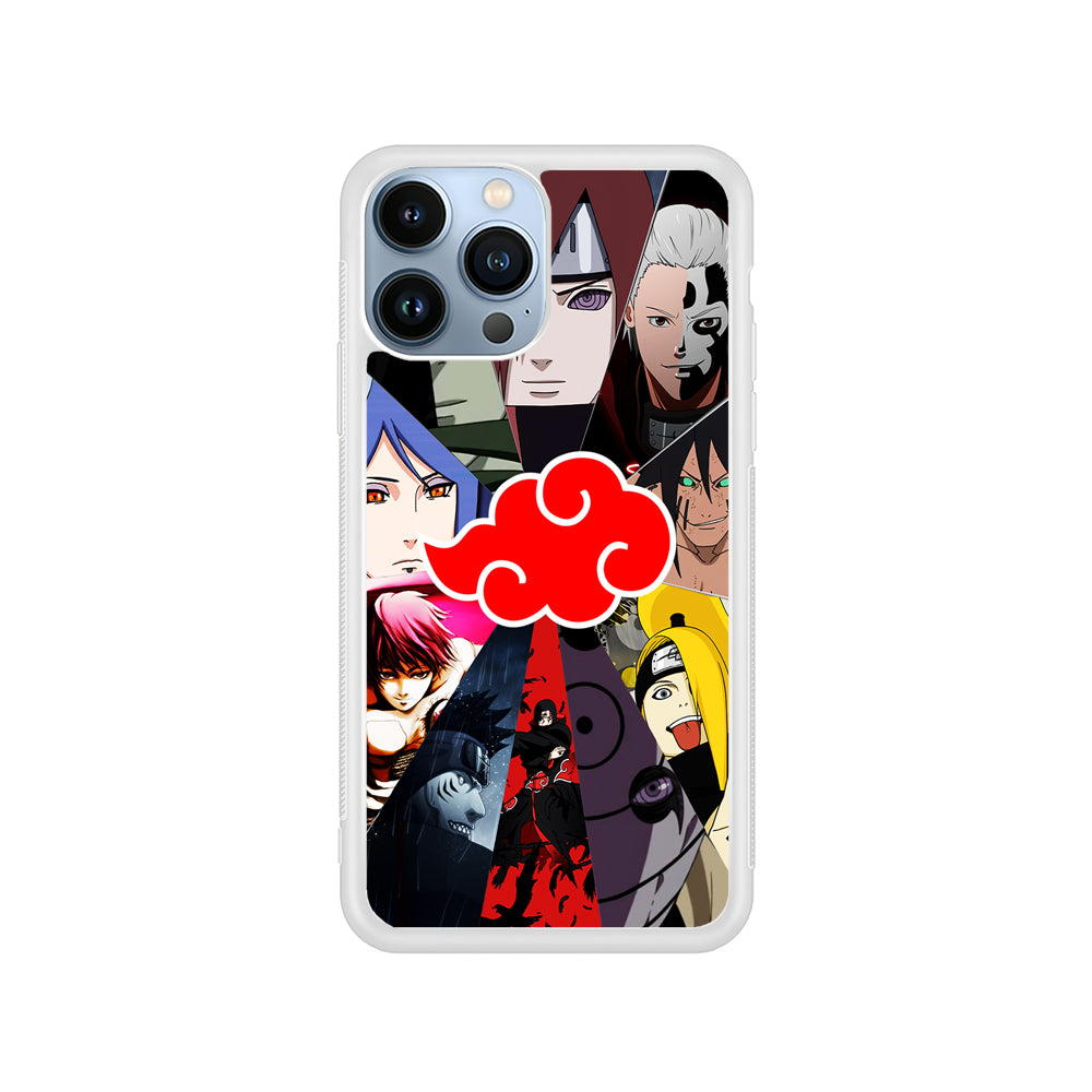 Naruto Akatsuki Clan Member iPhone 15 Pro Case