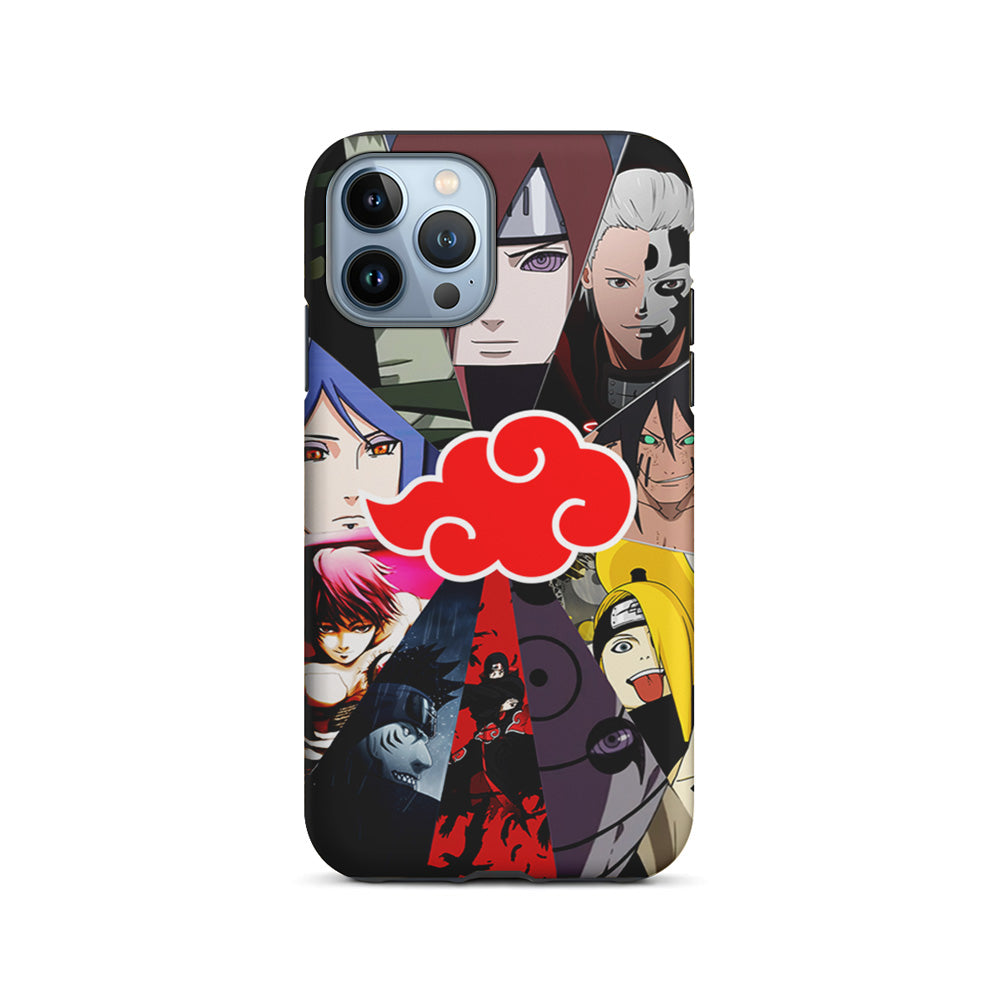 Naruto Akatsuki Clan Member iPhone 15 Pro Case