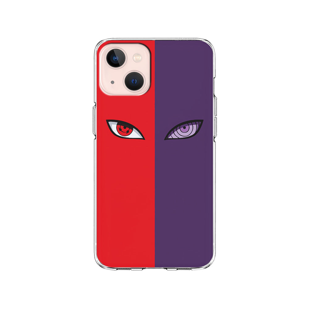 Naruto Sharingan and Rinnegan iPhone 15 Plus Case