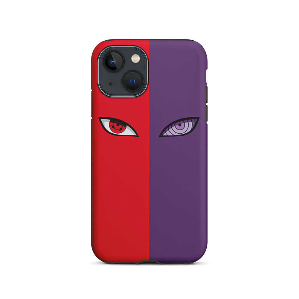 Naruto Sharingan and Rinnegan iPhone 15 Plus Case