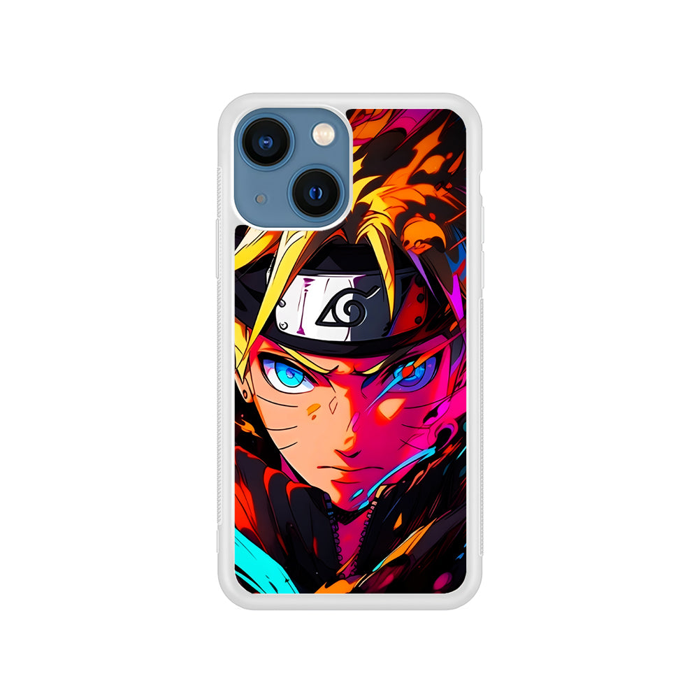 Naruto Uzumaki Colorful Art iPhone 15 Plus Case