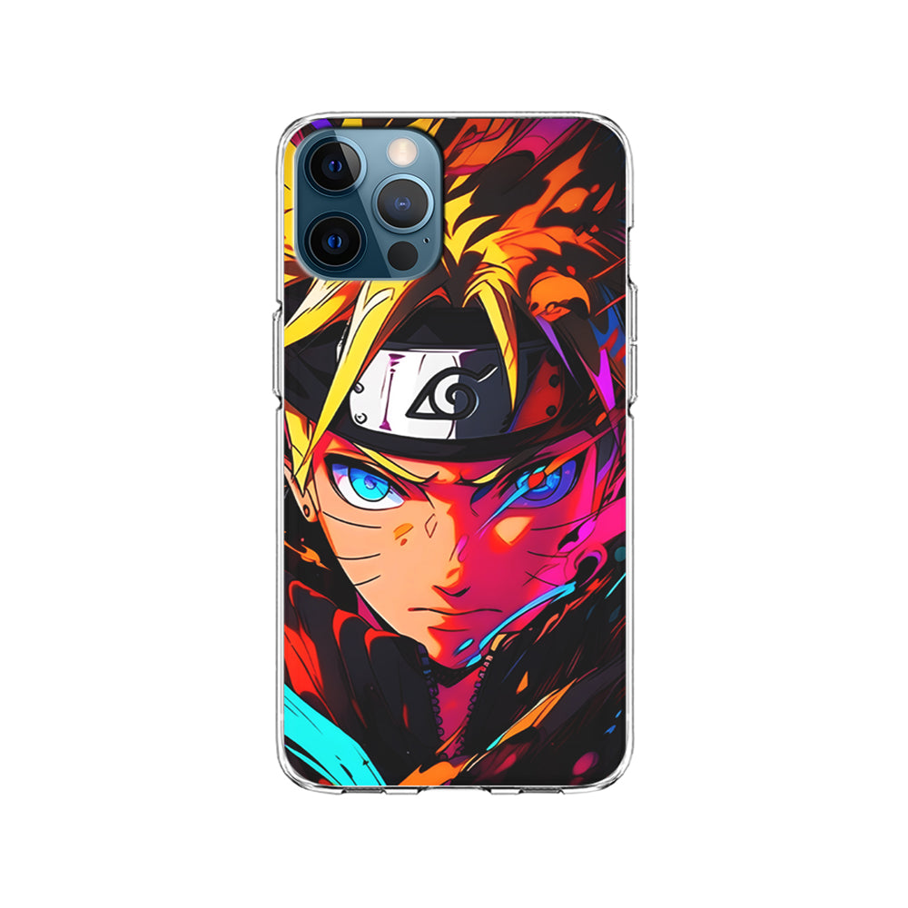 Naruto Uzumaki Colorful Art iPhone 15 Pro Case