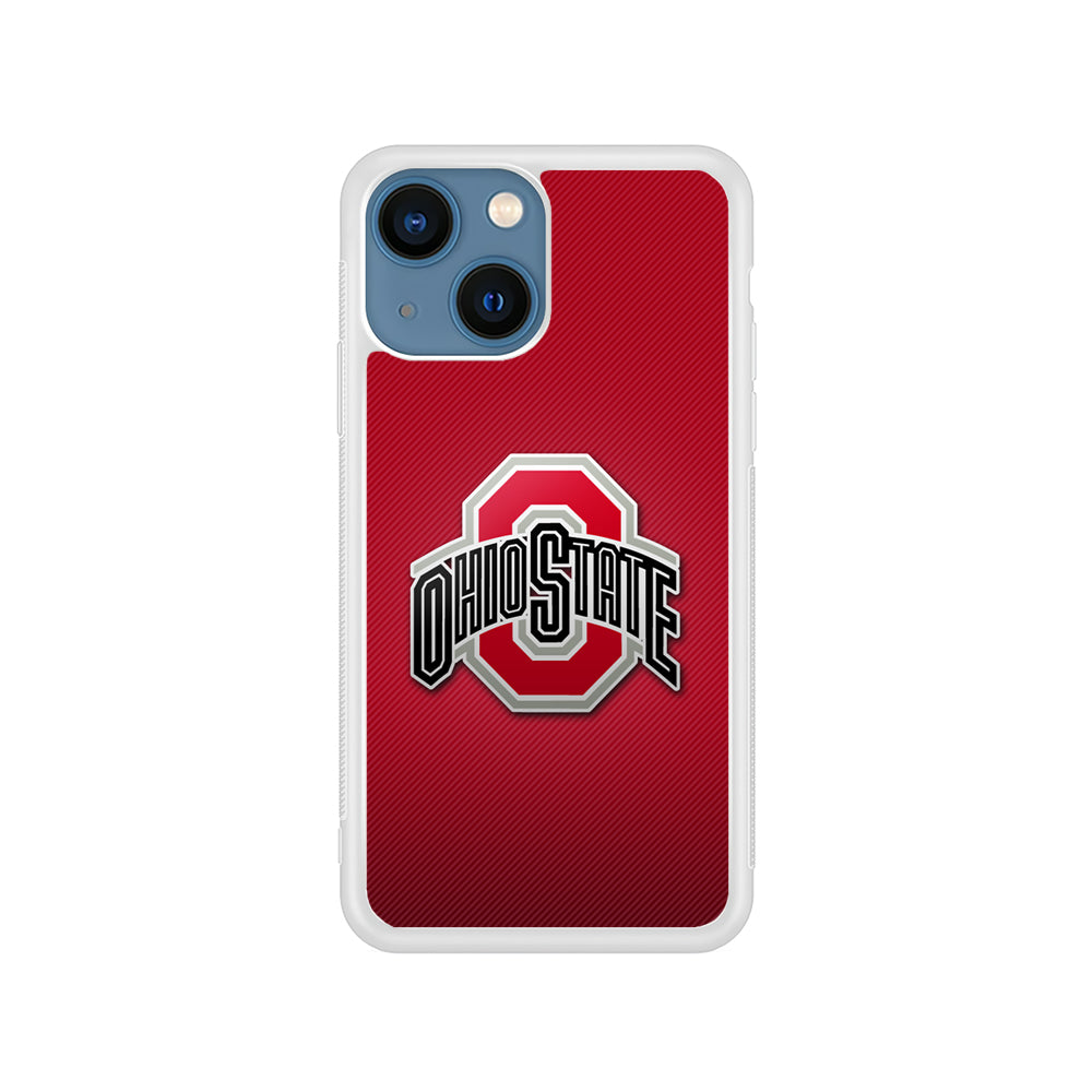 Ohio State Logo Red iPhone 13 Mini Case