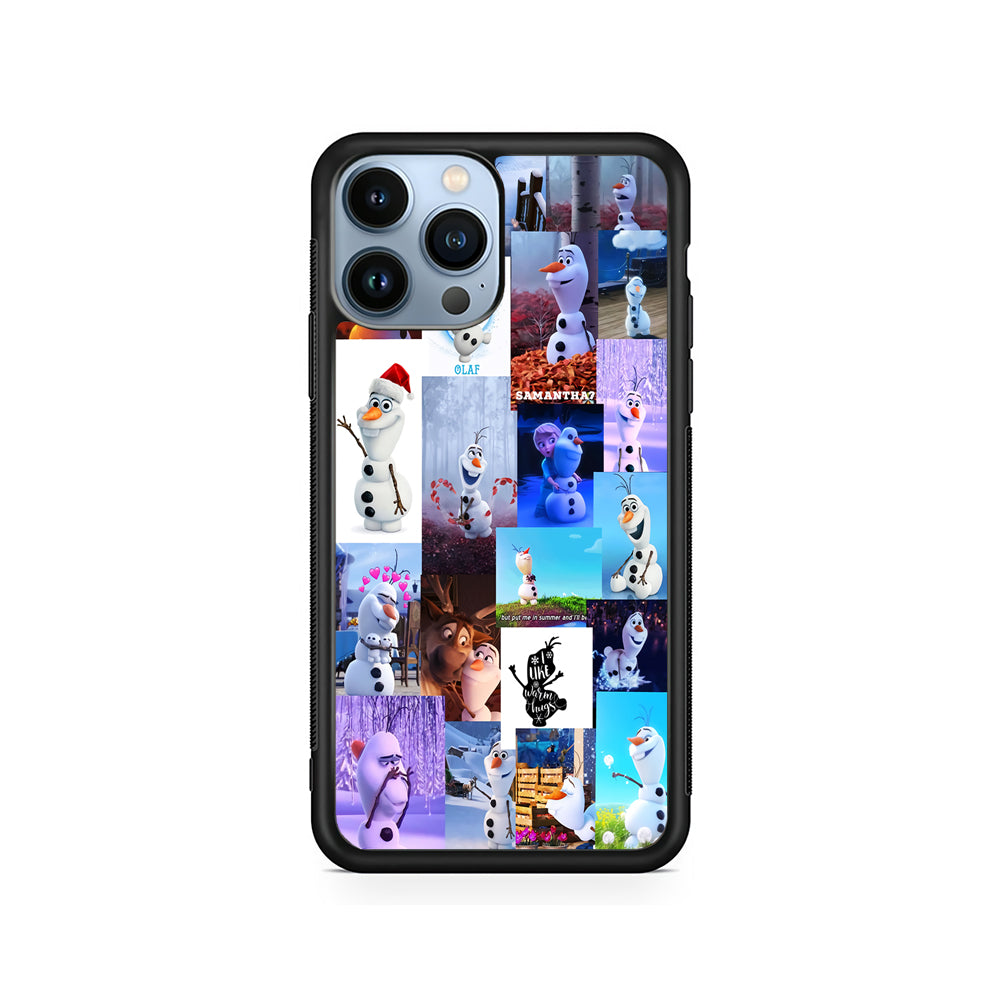 Olaf Frozen Aesthetic iPhone 15 Pro Case