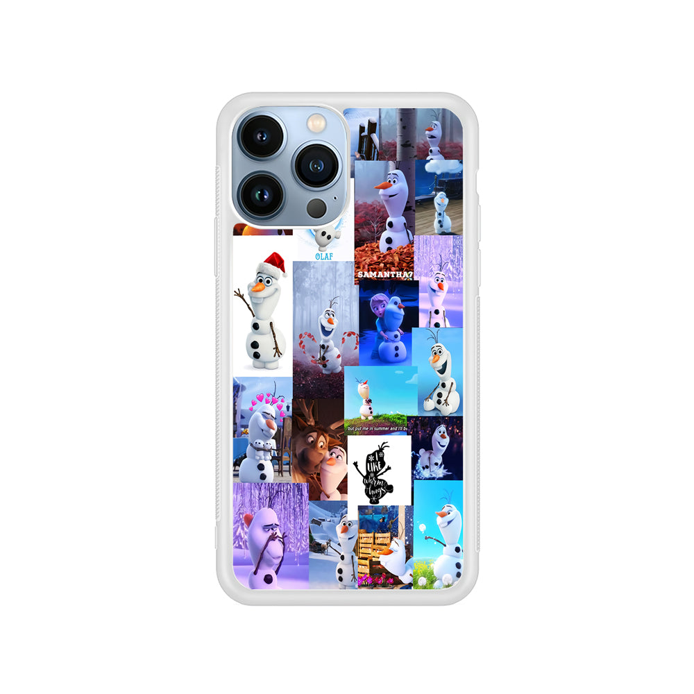 Olaf Frozen Aesthetic iPhone 15 Pro Case