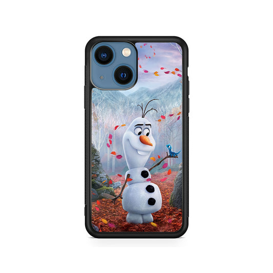 Olaf Frozen in the morning iPhone 13 Mini Case