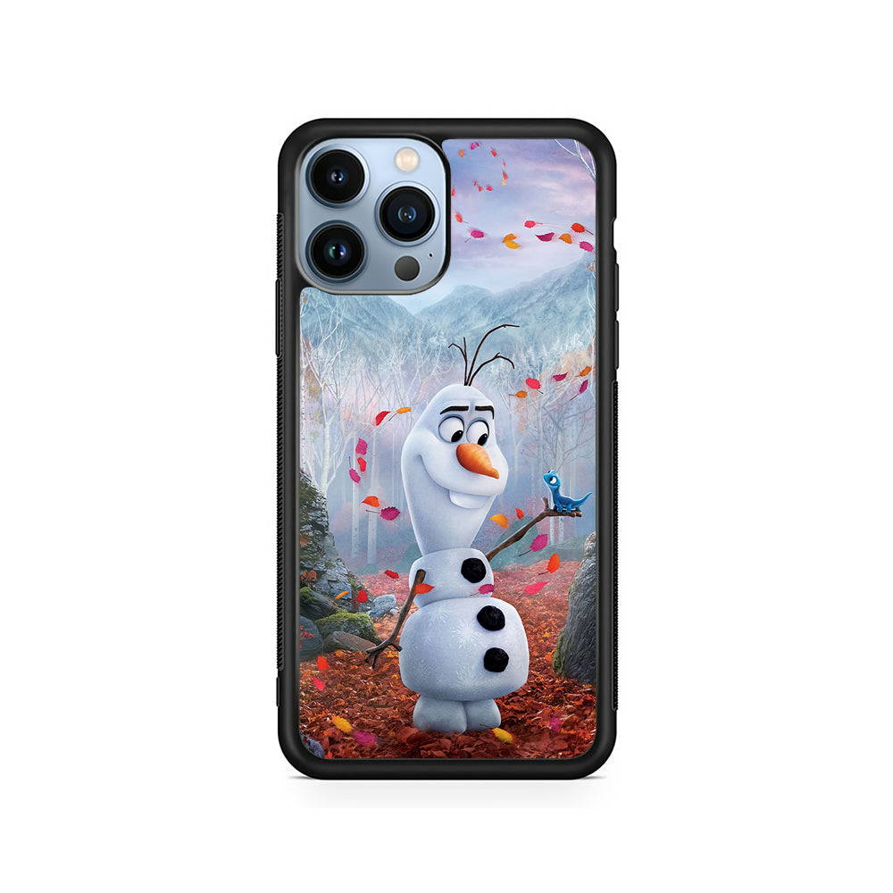 Olaf Frozen in the morning iPhone 15 Pro Case