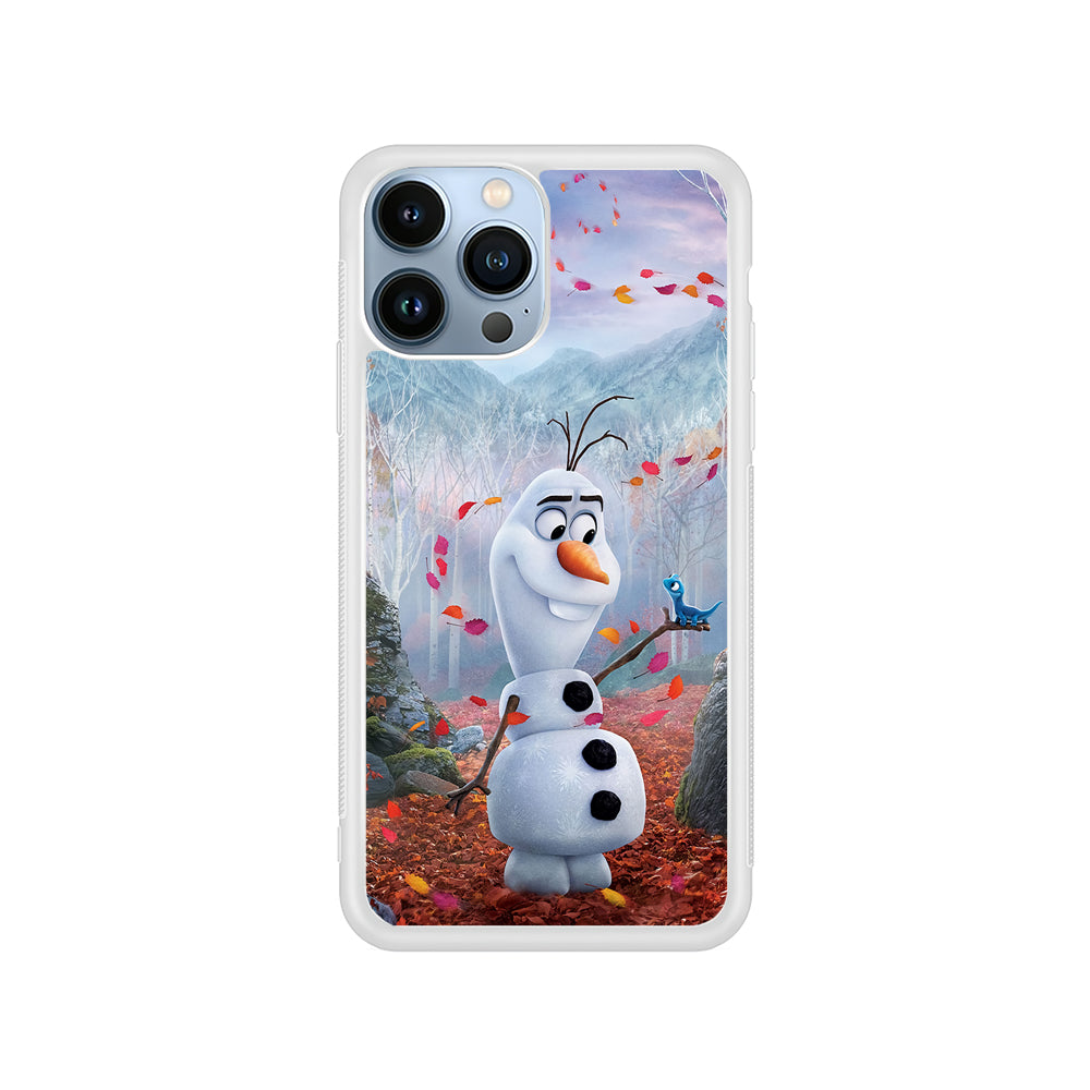 Olaf Frozen in the morning iPhone 15 Pro Case