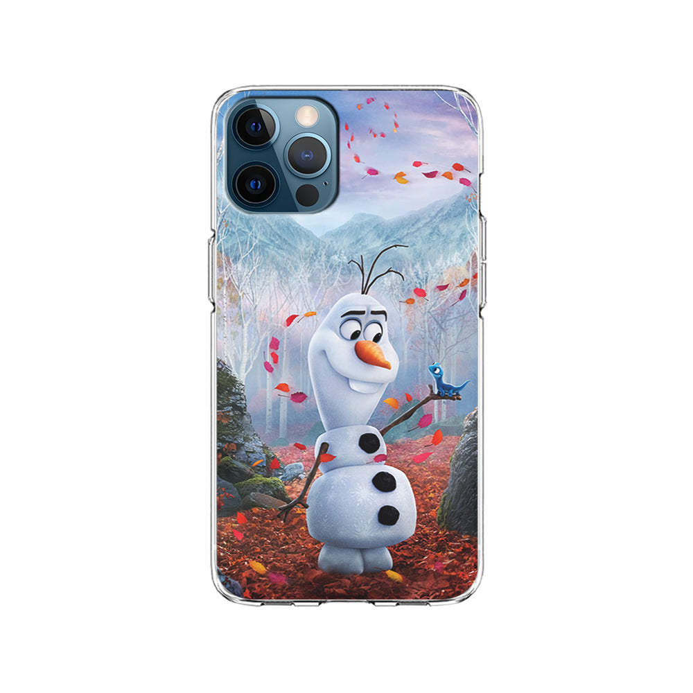 Olaf Frozen in the morning iPhone 15 Pro Case