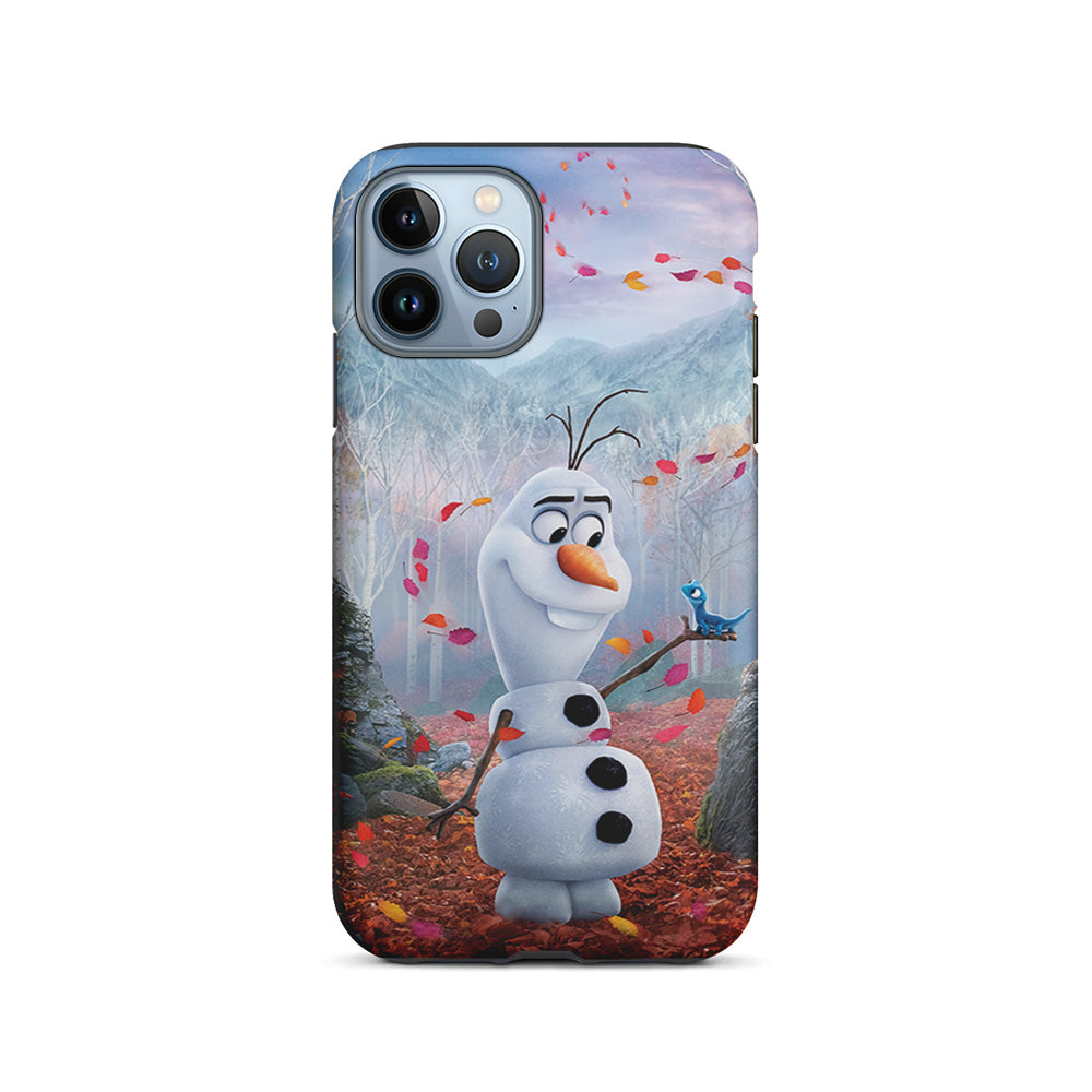 Olaf Frozen in the morning iPhone 15 Pro Case