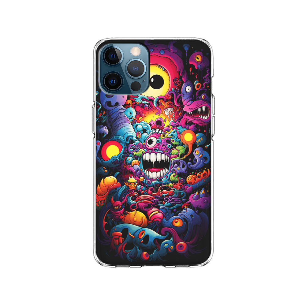 One Eyed Monster Doodle Art iPhone 14 Pro Case