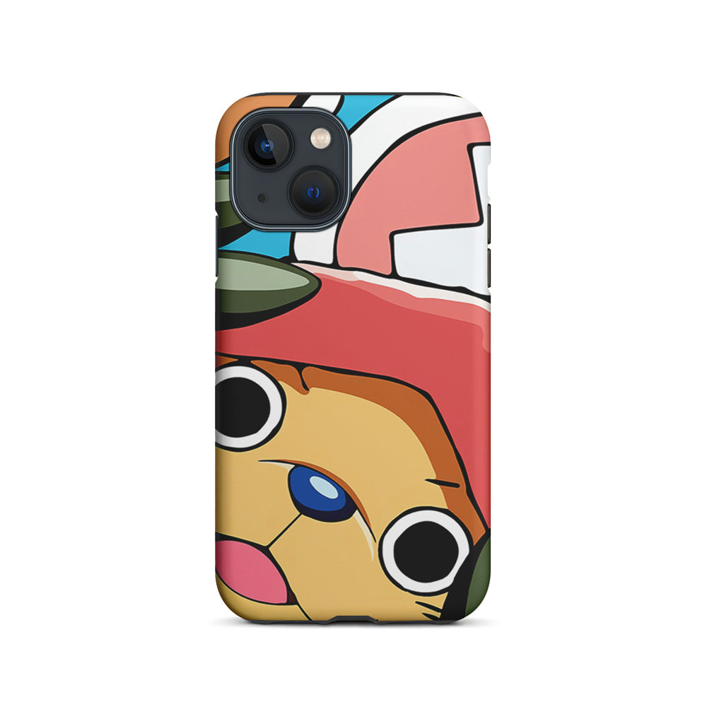 One Piece Chopper Face iPhone 15 Plus Case