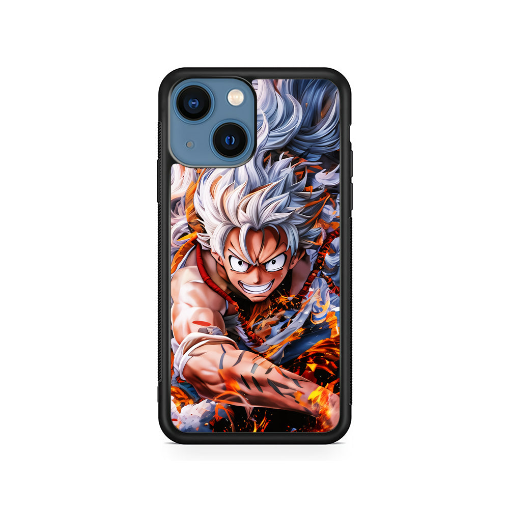 One Piece Luffy Gear 5 iPhone 15 Plus Case