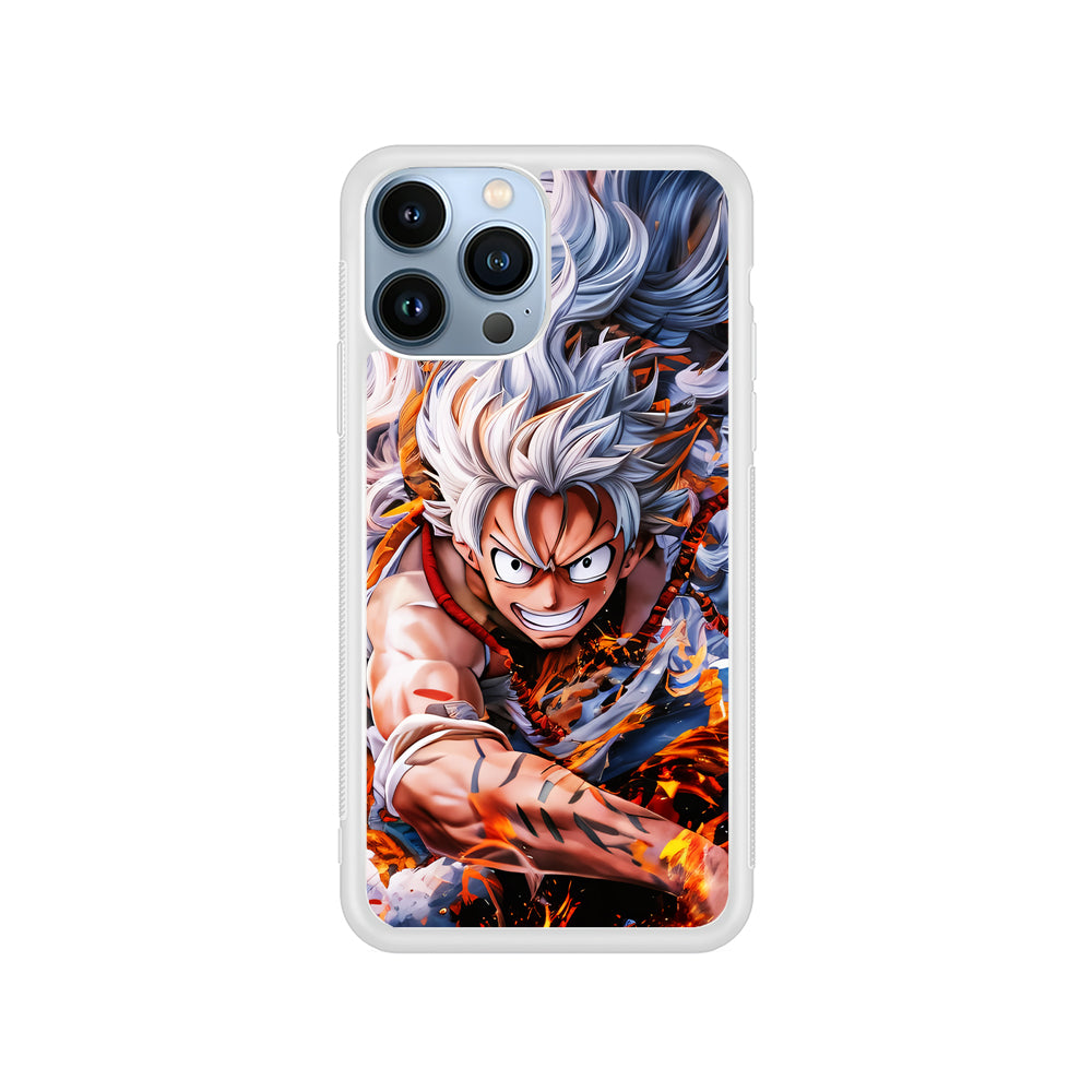 One Piece Luffy Gear 5 iPhone 14 Pro Case