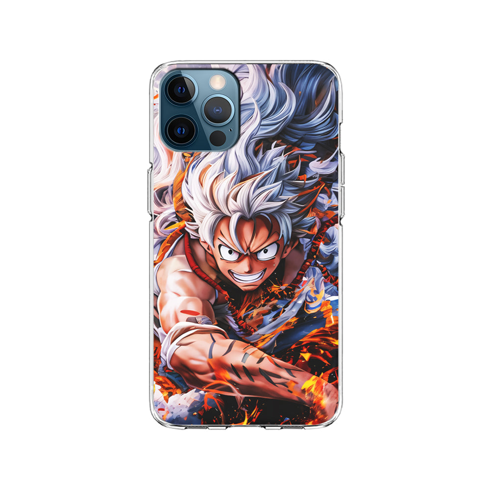 One Piece Luffy Gear 5 iPhone 14 Pro Case