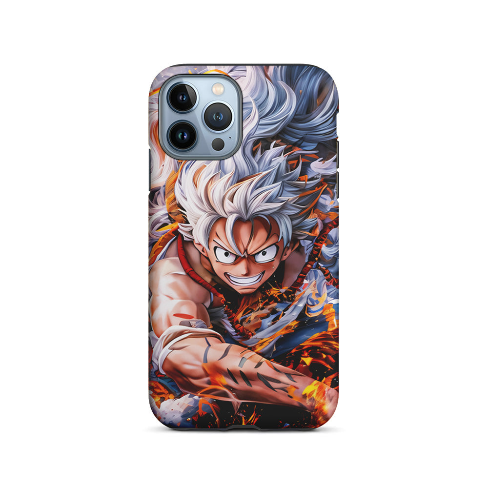 One Piece Luffy Gear 5 iPhone 14 Pro Case