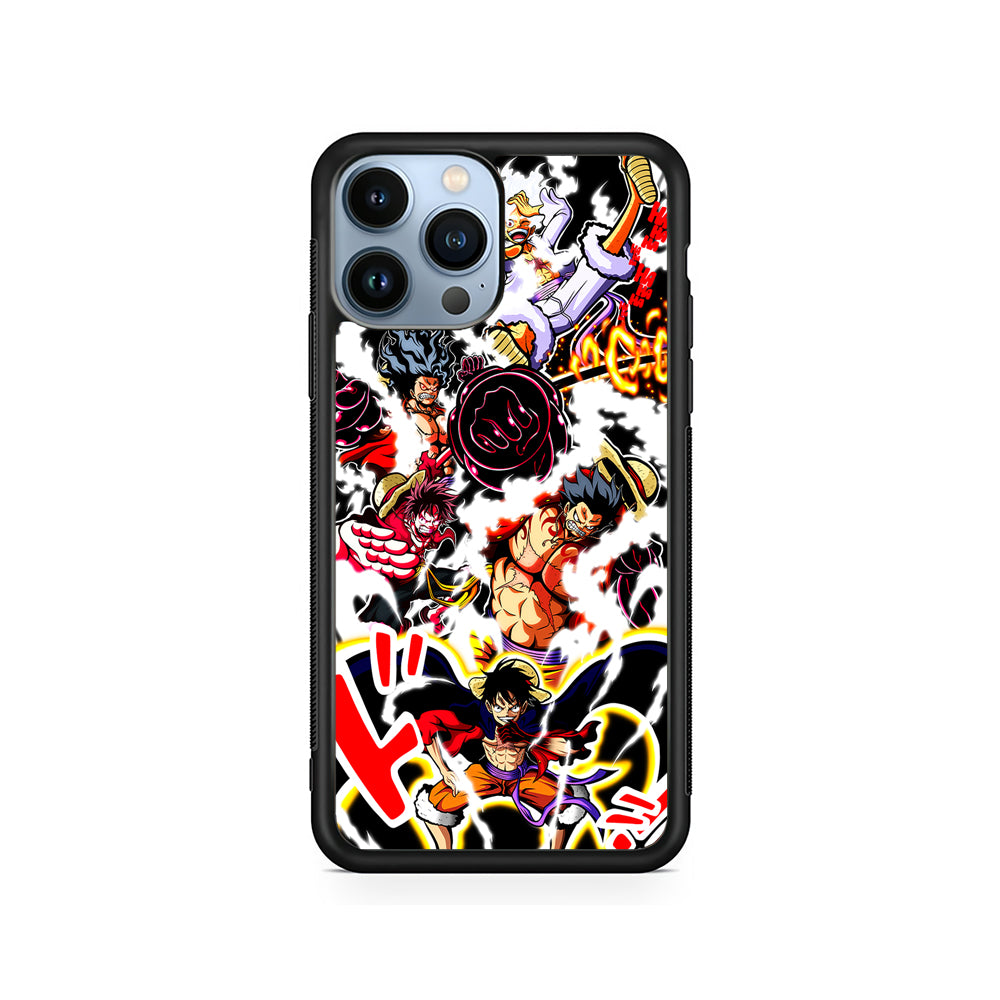 One Piece Luffy Gear Transformation iPhone 14 Pro Case