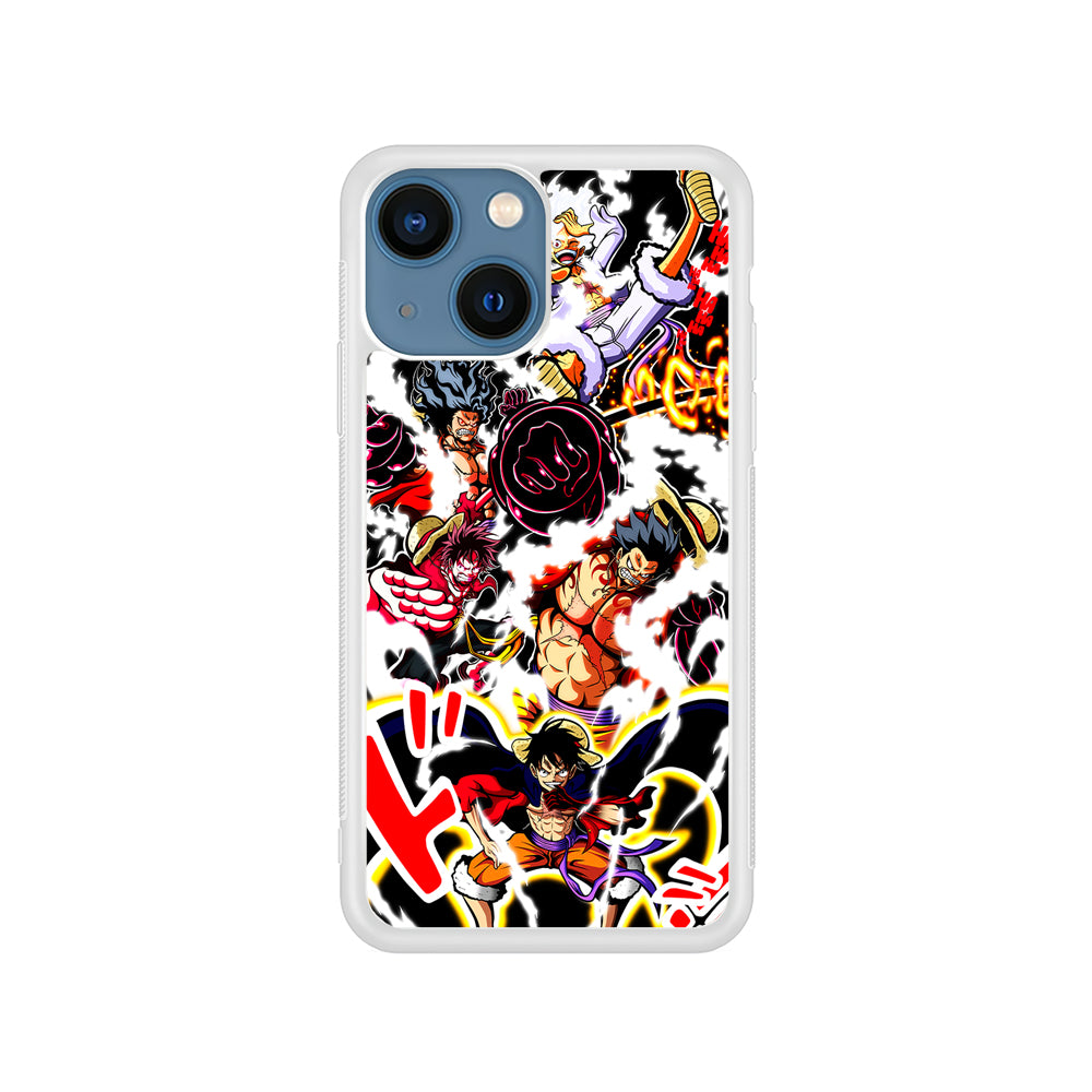 One Piece Luffy Gear Transformation iPhone 15 Plus Case