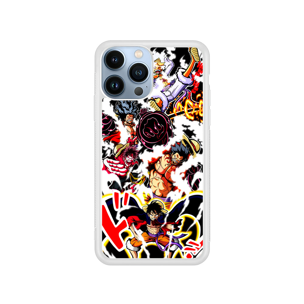 One Piece Luffy Gear Transformation iPhone 14 Pro Case