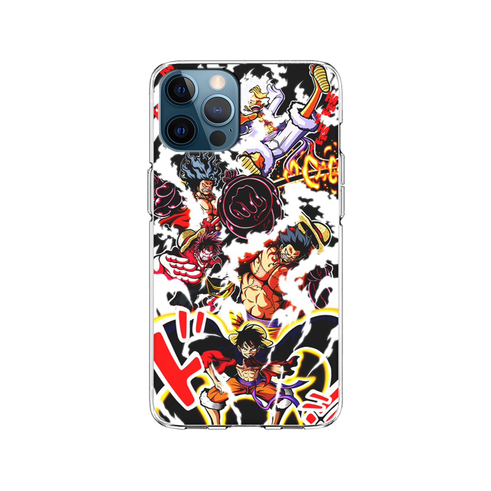 One Piece Luffy Gear Transformation iPhone 14 Pro Case