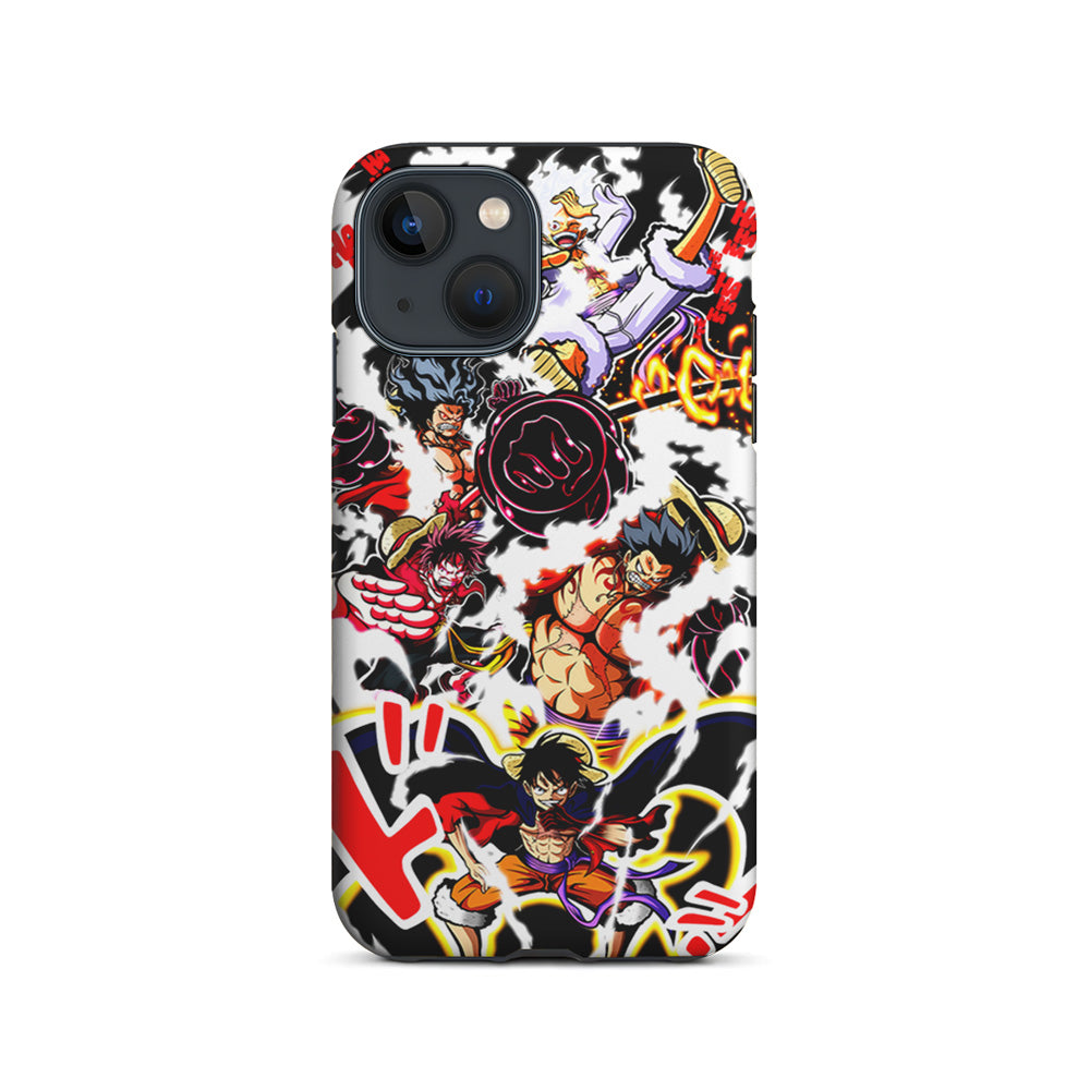 One Piece Luffy Gear Transformation iPhone 15 Plus Case