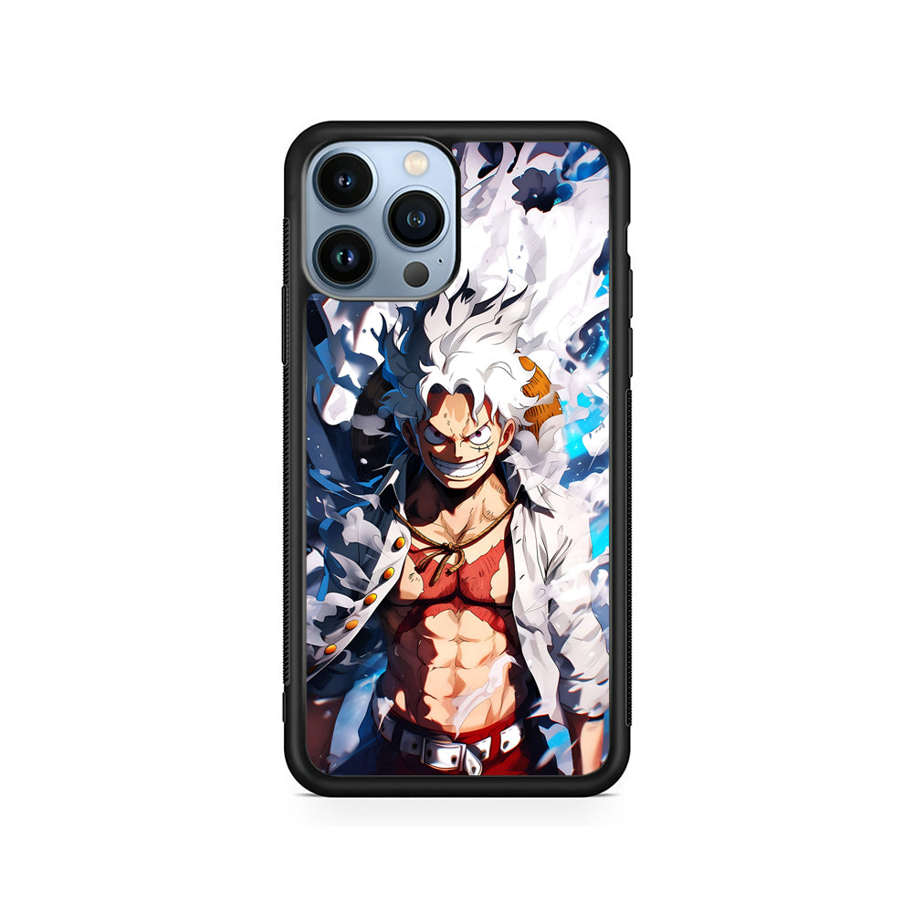 One Piece Luffy Sun God Nika iPhone 14 Pro Case