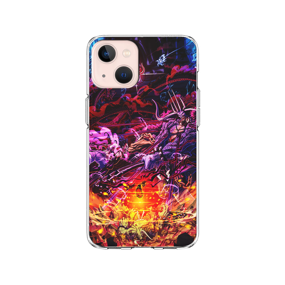 One Piece Luffy VS Kaido iPhone 13 Mini Case