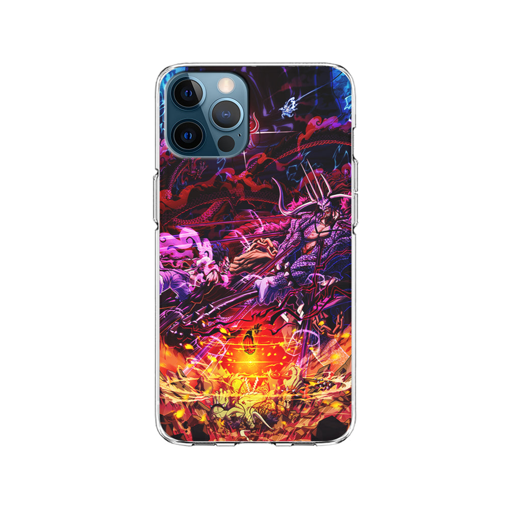 One Piece Luffy VS Kaido iPhone 14 Pro Case