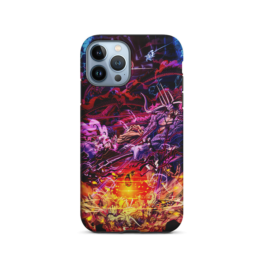 One Piece Luffy VS Kaido iPhone 14 Pro Case