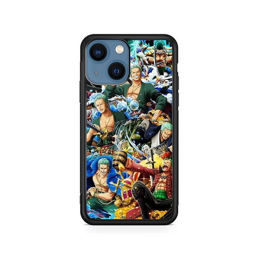 One Piece Roronoa Zoro Aesthetic iPhone 13 Mini Case