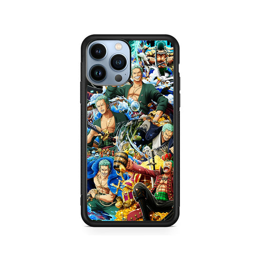 One Piece Roronoa Zoro Aesthetic iPhone 14 Pro Case