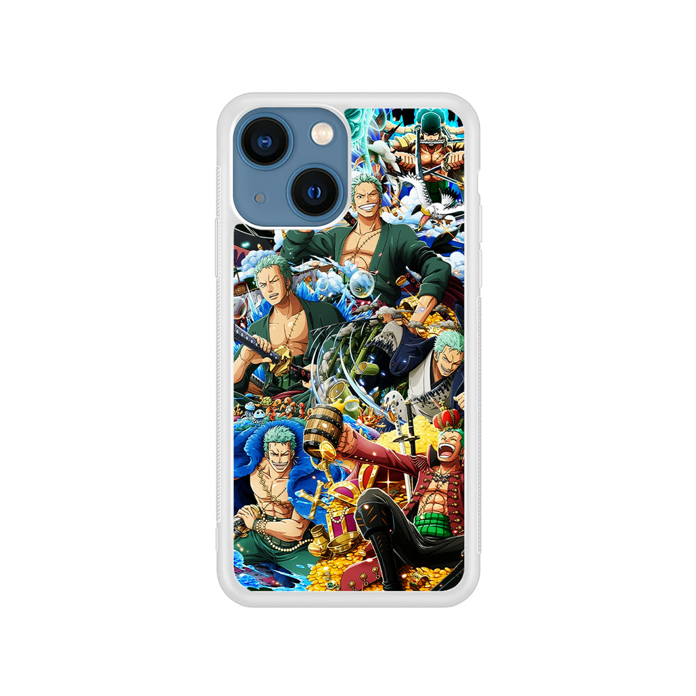 One Piece Roronoa Zoro Aesthetic iPhone 13 Mini Case