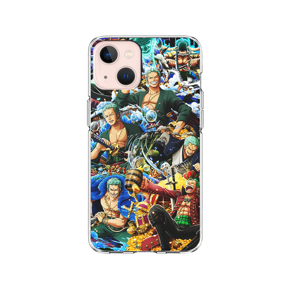 One Piece Roronoa Zoro Aesthetic iPhone 13 Mini Case