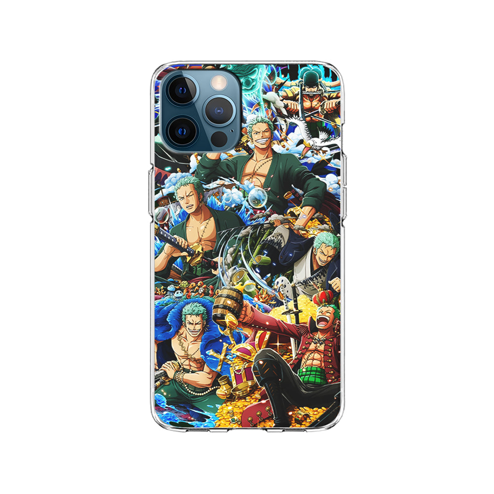 One Piece Roronoa Zoro Aesthetic iPhone 14 Pro Case